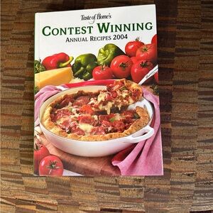 Taste of Home Contest Winning Recipes 2004 Cookbook with Red and Green Accents